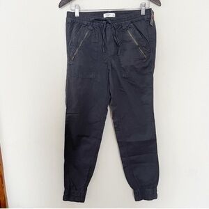 Abercrombie & Fitch Women’s Joggers Navy Blue Elastic Waist Casual New Small